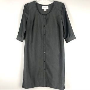 Linea Donna Essentials Shift Dress 3/4 Sleeve